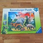 Ravensburger dino puzzel 100 stuks, Comme neuf, Plus de 50 pièces, Enlèvement, 6 ans ou plus