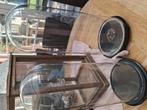 Antieke glazen stolpen met voet, Antiek en Kunst, Ophalen