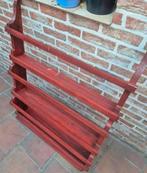 Vintage stevige houten muurrek/ wandrek- boeken, planten ezv, Huis en Inrichting, Woonaccessoires | Cd- en Dvd-rekken, Ophalen