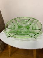 Walther Glas Ottendorf grote schaal in art deco-stijl, Antiek en Kunst, Antiek | Glaswerk en Kristal, Ophalen of Verzenden