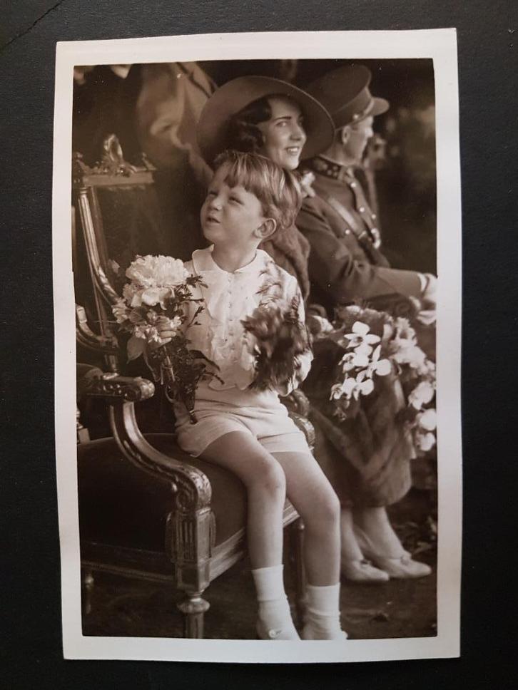 Postkaart Koningshuis België Prins Boudewijn, Verzamelen, Koningshuis en Royalty, Gebruikt, Kaart, Foto of Prent, Ophalen of Verzenden