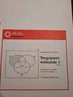 Toegepaste wiskunde 1 MBI71A, Ophalen of Verzenden