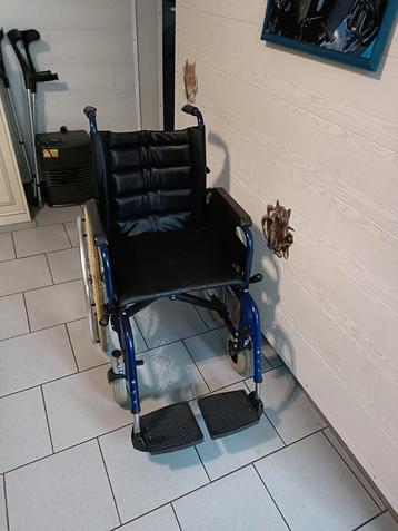 Chaise roulante pliable et démontable VERMEIREN ECLIPS+46cm