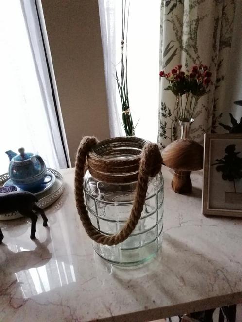 Groot windlicht, Mortsel, Huis en Inrichting, Woonaccessoires | Kandelaars en Kaarsen, Ophalen
