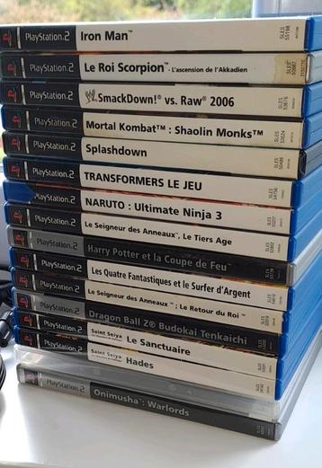 PlayStation 2 jeux a vendre certains déjà vendu a saisir ↙️ beschikbaar voor biedingen
