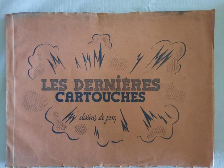 Les dernières Cartouches, dessins de JAM, REX, Léon Degrelle, Boeken, Oorlog en Militair, Gelezen, Overige onderwerpen, Voor 1940