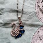 Superbe collier avec strass, Bijoux, Sacs & Beauté, Colliers, Comme neuf, Enlèvement