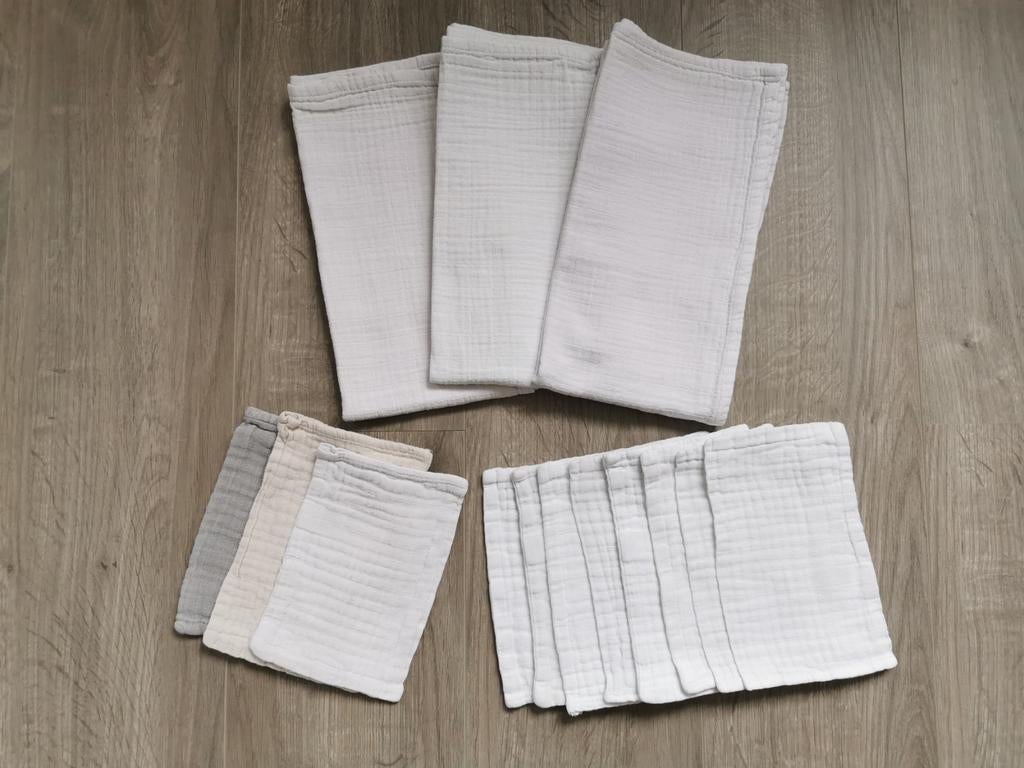 Tetradoeken + washandjes, Enfants & Bébés, Bains & Soins, Utilisé, Autres types, Enlèvement ou Envoi