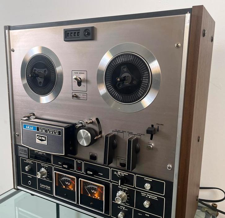 Volledig gereviseerd Akai GX-221D tapedeck met garantie, Audio, Tv en Foto, Bandrecorder, Bandrecorder, Met stofkap, Ophalen