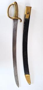 Sabre briquet Garniture fourreau type marine, Envoi, Marine, Couteau ou Poignard