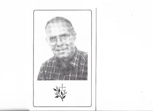 Bidprentje Majoor Jozef Wils - ongeval valschermspringen, Verzamelen, Bidprentjes en Rouwkaarten, Bidprentje, Ophalen of Verzenden