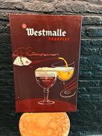 Westmalle canvas en metalen bord, Verzamelen, Ophalen, Zo goed als nieuw, Reclamebord, Plaat of Schild, Overige merken