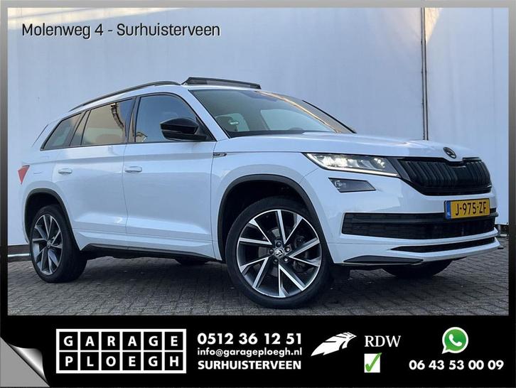 Skoda Kodiaq 7-Pers 1.5 TSI Sportline 7p. Virtual Pano.dak T, Auto's, Skoda, Bedrijf, Overige modellen, ABS, Adaptieve lichten