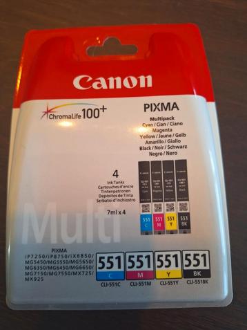 CANON Pixma multipack of apart 550 551