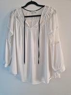 Elegante blouse met kant, Maat 38/40 (M), Ophalen of Verzenden, Wit, Zo goed als nieuw