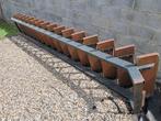 Rechte trap van metaal en hout in industriële stijl, Doe-het-zelf en Bouw, Ophalen, Gebruikt, Trap