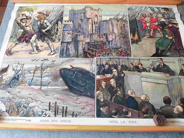 Oorlog Guerre Vrede Paix 1914 1918 Armée Leger België Koning, Antiek en Kunst, Curiosa en Brocante, Verzenden