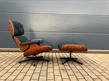 Vitra Eames lounge chair XL + ottoman original, Palissandre disponible aux enchères