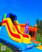 LOCATION CHÂTEAU GONFLABLE TOBOGGAN CRAYON, Ophalen of Verzenden, Zo goed als nieuw