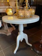 Metalen ronde bijzettafel SET van 2 Eichholtz Flamant, Enlèvement, Comme neuf