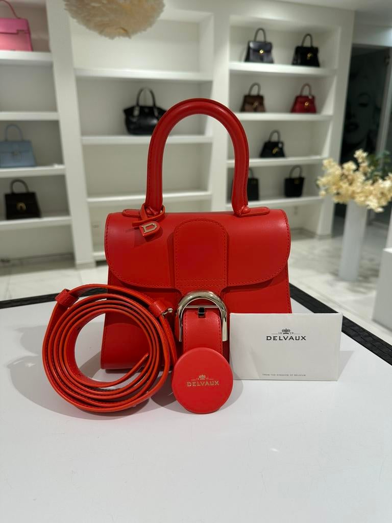 Delvaux Brillant mini Box Corail, Bijoux, Sacs & Beauté, Sacs | Sacs de voyage & Petits Sacs de voyage, Comme neuf, Enlèvement