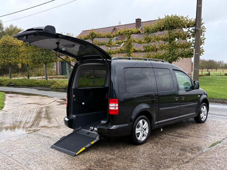 ♿️Volkswagen Caddy Maxi 1.6TDI Rolstoelwagen Invalide TPMR, Auto's, Volkswagen, Bedrijf, Te koop, Caddy Maxi, Aangepast voor mindervaliden