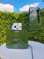 Supergave Zippo Jerrycan lamp, Huis en Inrichting, Ophalen of Verzenden, Zo goed als nieuw, Metaal