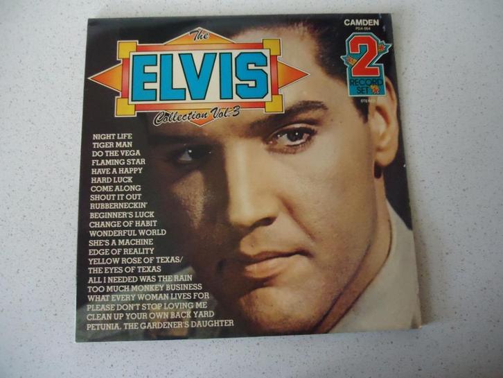 Dubbel LP The "Elvis Presley" Collection Vol.3 anno 1979., Cd's en Dvd's, Vinyl | Rock, Zo goed als nieuw, Rock-'n-Roll, 12 inch