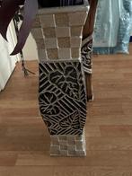 Grote vaas - 50cm - deco - zilver, Ophalen, Overige kleuren, 50 tot 75 cm, Aardewerk of Porselein