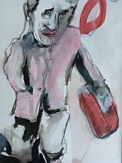 Dr. Love, Antiek en Kunst, Kunst | Schilderijen | Modern, Ophalen of Verzenden