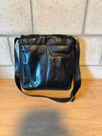 HEDGREN LEDEREN SCHOUDER/LAPTOP TAS🥳👍, Overige merken, Zwart, Ophalen of Verzenden, Zo goed als nieuw