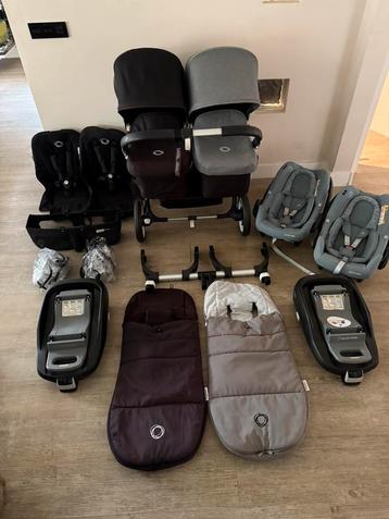 Bugaboo donkey dou kinderwagen met maxi cosi set beschikbaar voor biedingen