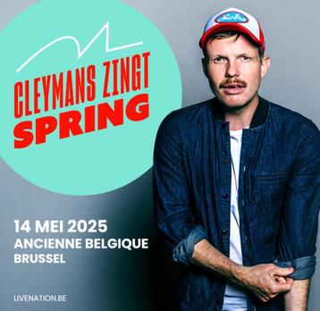jelle cleymans zingt spring in de ab brussel! 2 tickets, Deux personnes, Mai, Pop