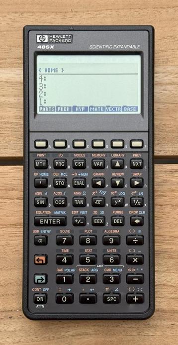 HP 48SX calculator met zwart LCD scherm beschikbaar voor biedingen