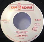 Allen Wayne ‎– Tell Me Why / Walkin' My Baby " popcorn ", Cd's en Dvd's, Vinyl Singles, Ophalen of Verzenden, R&B en Soul, 7 inch