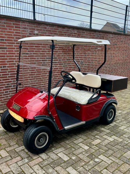 Prachtige Elektrische EZGO Golfkar met Werkbak met Klep, Sport en Fitness, Golf, Zo goed als nieuw, Golfkar, Overige merken, Ophalen of Verzenden