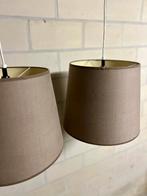 Hanglampen 2st, Ophalen, Zo goed als nieuw, Beige