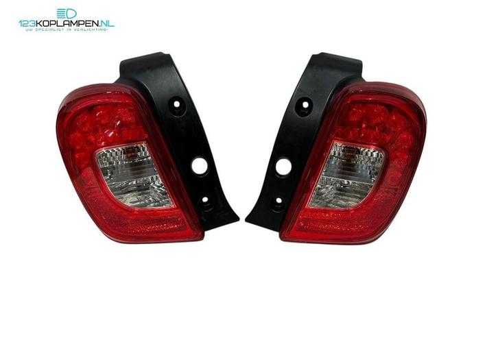 Nissan Micra K13 Facelift achterlichten LED set, Auto-onderdelen, Verlichting, Nissan, Gebruikt, Herkomst onderdeel bekend, Verzenden