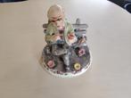 Antiek beeld "de pap eter" van Capodimonte, Verzamelen, Ophalen, Mens