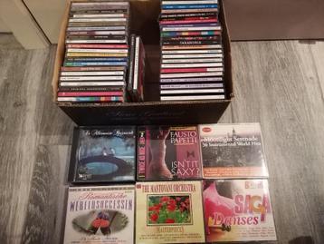 Pakket van 50 cd's instrumentaal/film beschikbaar voor biedingen