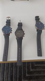 Merk horloges te koop 2 van Armani en 1 van huggo boss, Handtassen en Accessoires, Horloges | Heren, Overige materialen, Polshorloge