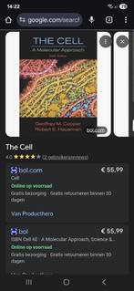 The cell boek, Boeken, Studieboeken en Cursussen, Ophalen, Nieuw, Hoger Onderwijs