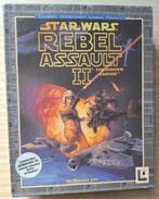 Big Box Star Wars Rebel Assault 2 The Hidden Empire spel voo, Ophalen of Verzenden, Gebruikt
