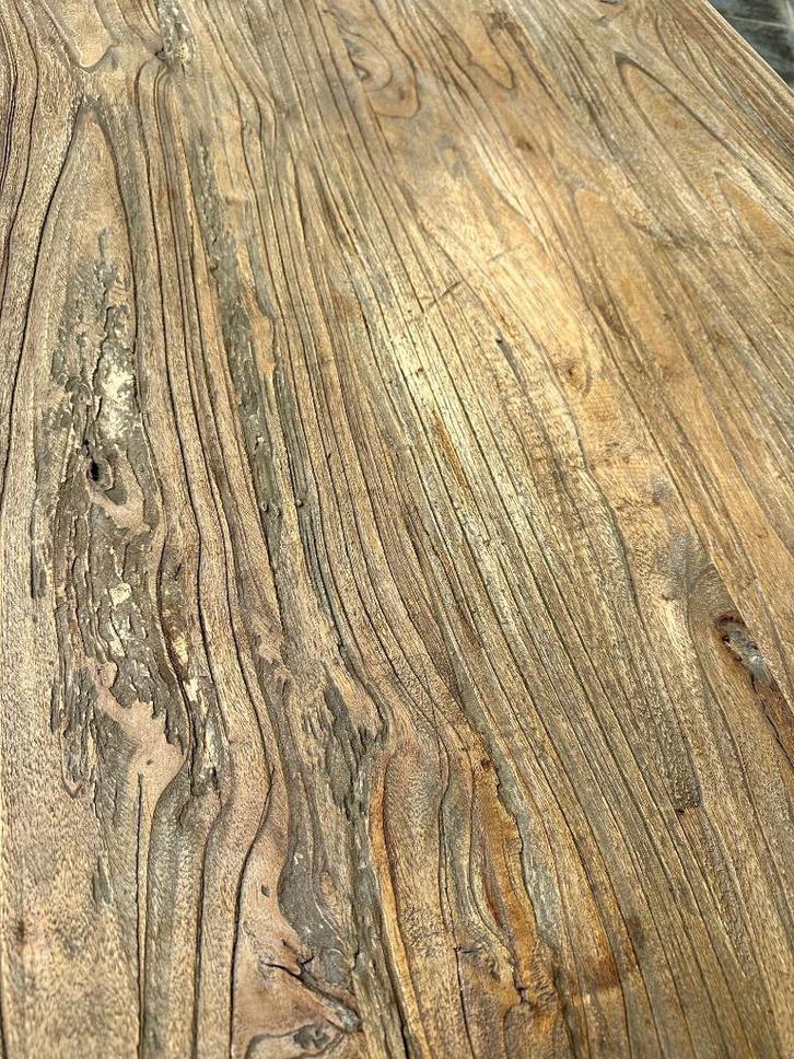 massief houten salontafel, Huis en Inrichting, Tafels | Salontafels, Gebruikt, Minder dan 50 cm, 50 tot 100 cm, 100 tot 150 cm