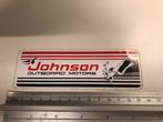 Sticker Johnson outboard motorsports, Verzamelen, Ophalen of Verzenden, Nieuw, Merk