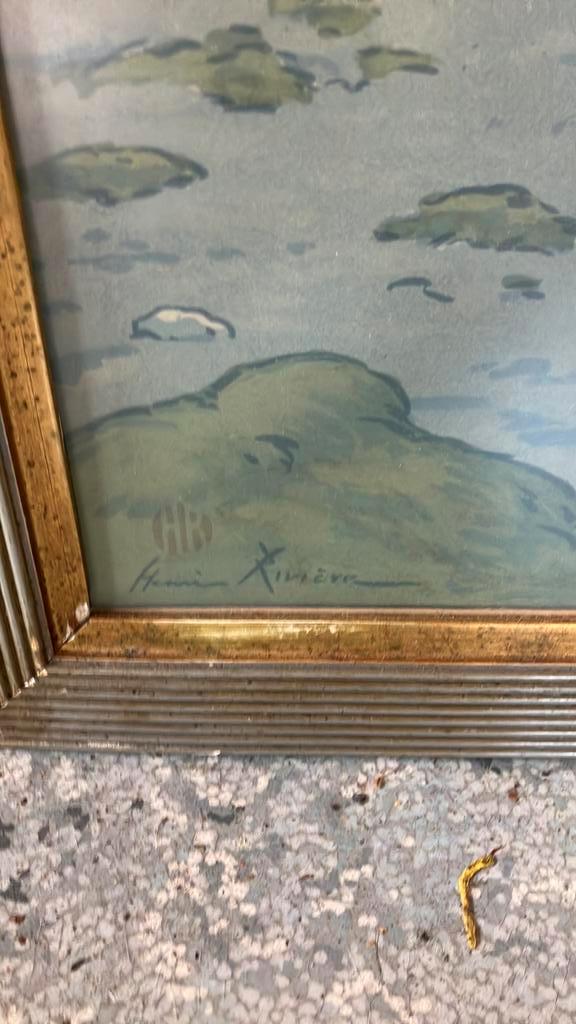 kunstwerk van Henri Rivière, Antiek en Kunst, Kunst | Schilderijen | Klassiek, Ophalen