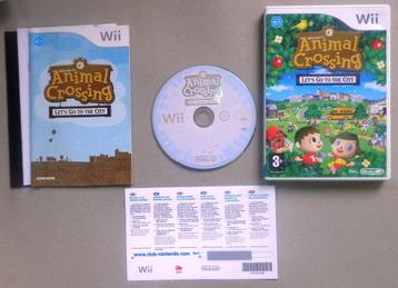 Animal Crossing Let's Go To The City + VIP kaart voor de Wii beschikbaar voor biedingen