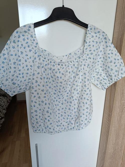 Fleurig zomer topje, Kinderen en Baby's, Kinderkleding | Maat 164, Zo goed als nieuw, Shirt of Longsleeve, Ophalen of Verzenden