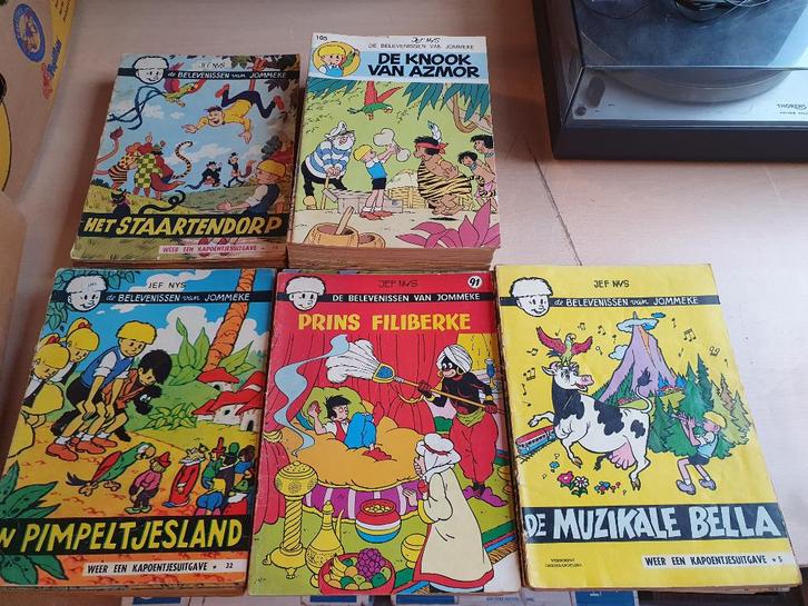 50 strips van Jommeke ongekleurde versie, Boeken, Stripverhalen, Ophalen of Verzenden