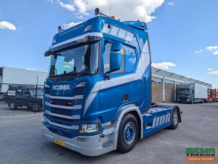 Scania R410 4x2 Highline Euro6C - PTO - Hydrauliek -  Dubbel, Auto's, Vrachtwagens, ABS, Climate control, Cruise Control, Electronic Stability Program (ESP)